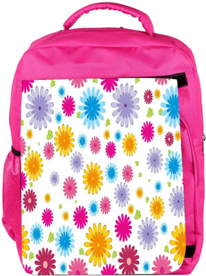 

Snoogg Eco Friendly Canvas Colorful Pattern Amazed Designer Backpack Rucksack School Travel Unisex Casual Canvas Bag Bookbag Satchel 5 L Backpack(Pink)