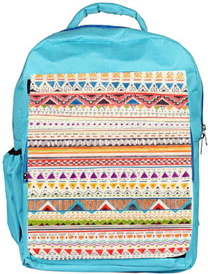 

Snoogg Eco Friendly Canvas Sketch Aztec Backpack Rucksack School Travel Unisex Casual Canvas Bag Bookbag Satchel 5 L Backpack(Blue)