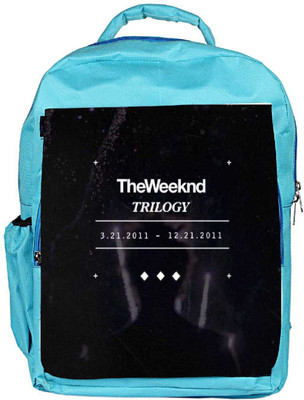 

Snoogg Eco Friendly Canvas Weekend Trilogy Backpack Rucksack School Travel Unisex Casual Canvas Bag Bookbag Satchel 5 L Backpack(Blue)