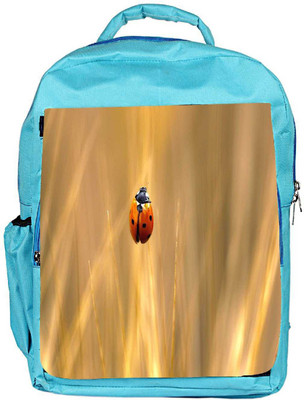 

Snoogg Eco Friendly Canvas Yellow Beatel Designer Backpack Rucksack School Travel Unisex Casual Canvas Bag Bookbag Satchel 5 L Backpack(Blue)