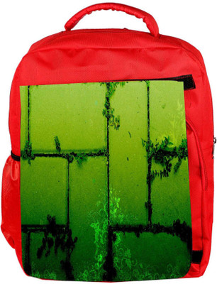 

Snoogg Eco Friendly Canvas Csscreme Walls Designer Backpack Rucksack School Travel Unisex Casual Canvas Bag Bookbag Satchel 5 L Backpack(Red)