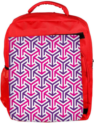 

Snoogg Eco Friendly Canvas Tube Well Backpack Rucksack School Travel Unisex Casual Canvas Bag Bookbag Satchel 5 L Backpack(Red)