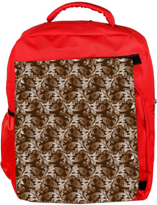

Snoogg Eco Friendly Canvas Lite Pattern Designer Backpack Rucksack School Travel Unisex Casual Canvas Bag Bookbag Satchel 5 L Backpack(Red)