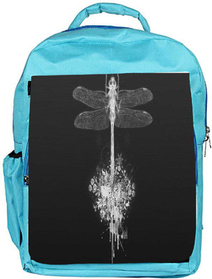

Snoogg Eco Friendly Canvas Dragonfly Designer Backpack Rucksack School Travel Unisex Casual Canvas Bag Bookbag Satchel 5 L Backpack(Blue)