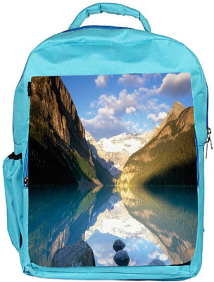

Snoogg Eco Friendly Canvas Clean Water Image Designer Backpack Rucksack School Travel Unisex Casual Canvas Bag Bookbag Satchel 5 L Backpack(Blue)