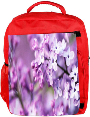 

Snoogg Eco Friendly Canvas Flores Lindas Designer Backpack Rucksack School Travel Unisex Casual Canvas Bag Bookbag Satchel 5 L Backpack(Red)