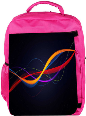 

Snoogg Eco Friendly Canvas Colorful Pattern Design Designer Backpack Rucksack School Travel Unisex Casual Canvas Bag Bookbag Satchel 5 L Backpack(Pink)