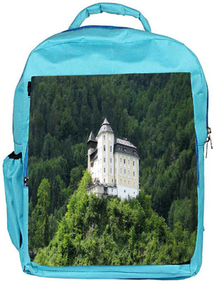 

Snoogg Eco Friendly Canvas House In The Tomb Designer Backpack Rucksack School Travel Unisex Casual Canvas Bag Bookbag Satchel 5 L Backpack(Blue)