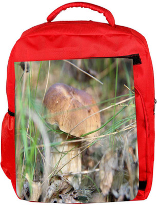 

Snoogg Eco Friendly Canvas Cream Mushrrom Designer Backpack Rucksack School Travel Unisex Casual Canvas Bag Bookbag Satchel 5 L Backpack(Red)