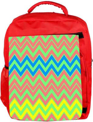 

Snoogg Eco Friendly Canvas Colourful Pattern 2573 Backpack Rucksack School Travel Unisex Casual Canvas Bag Bookbag Satchel 5 L Backpack(Red)