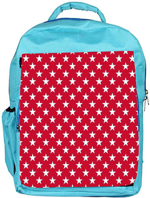 

Snoogg Eco Friendly Canvas White Stars Red Pattern Designer Backpack Rucksack School Travel Unisex Casual Canvas Bag Bookbag Satchel 5 L Backpack(Blue)