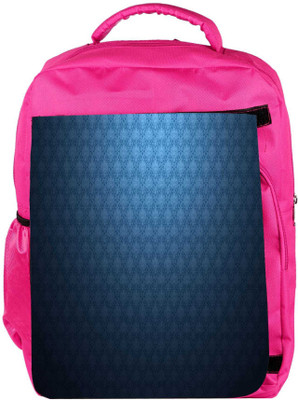 

Snoogg Eco Friendly Canvas Light Blue Pattern Design Designer Backpack Rucksack School Travel Unisex Casual Canvas Bag Bookbag Satchel 5 L Backpack(Pink)