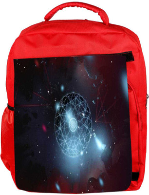 

Snoogg Eco Friendly Canvas Nebula Spectrum Backpack Rucksack School Travel Unisex Casual Canvas Bag Bookbag Satchel 5 L Backpack(Red)