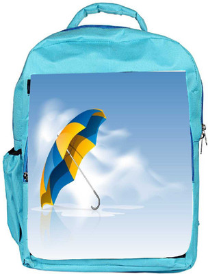 

Snoogg Eco Friendly Canvas Abstract Rainy Season Background Backpack Rucksack School Travel Unisex Casual Canvas Bag Bookbag Satchel 5 L Backpack(Blue)
