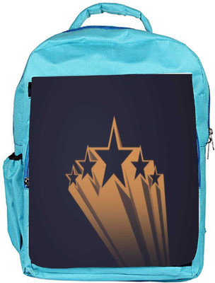 

Snoogg Eco Friendly Canvas Abstract Stars Designer Backpack Rucksack School Travel Unisex Casual Canvas Bag Bookbag Satchel 5 L Backpack(Blue)