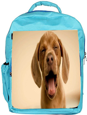 

Snoogg Eco Friendly Canvas Yourning Puppy Designer Backpack Rucksack School Travel Unisex Casual Canvas Bag Bookbag Satchel 5 L Backpack(Blue)