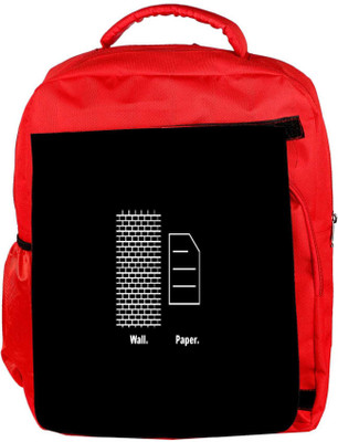 

Snoogg Eco Friendly Canvas Wallpaper Designer Backpack Rucksack School Travel Unisex Casual Canvas Bag Bookbag Satchel 5 L Backpack(Red)
