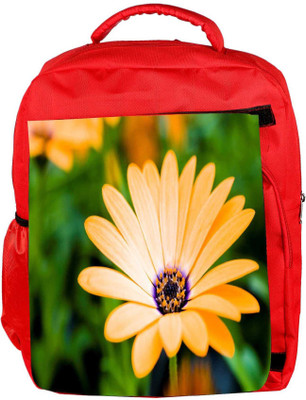 

Snoogg Eco Friendly Canvas Blossom Flower Designer Backpack Rucksack School Travel Unisex Casual Canvas Bag Bookbag Satchel 5 L Backpack(Red)
