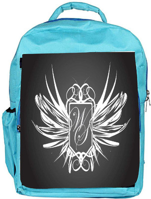 

Snoogg Eco Friendly Canvas Abstract Wings Backpack Rucksack School Travel Unisex Casual Canvas Bag Bookbag Satchel 5 L Backpack(Blue)
