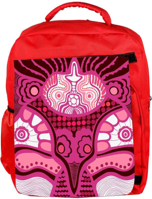 

Snoogg Eco Friendly Canvas Pink Pattern Designer Backpack Rucksack School Travel Unisex Casual Canvas Bag Bookbag Satchel 5 L Backpack(Red)