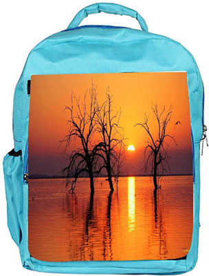 

Snoogg Eco Friendly Canvas Trees In Lake Designer Backpack Rucksack School Travel Unisex Casual Canvas Bag Bookbag Satchel 5 L Backpack(Blue)
