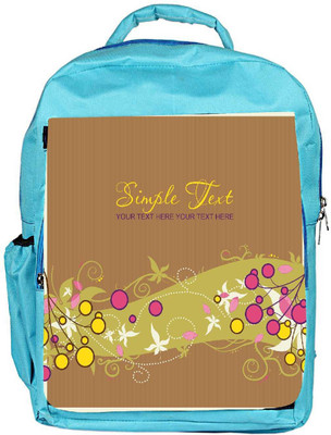 

Snoogg Eco Friendly Canvas Simple Text Brown Designer Backpack Rucksack School Travel Unisex Casual Canvas Bag Bookbag Satchel 5 L Backpack(Blue)