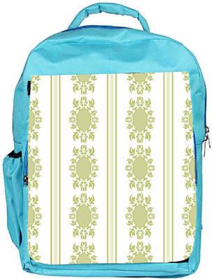 

Snoogg Eco Friendly Canvas Lite Green Pattern Designer Backpack Rucksack School Travel Unisex Casual Canvas Bag Bookbag Satchel 5 L Backpack(Blue)