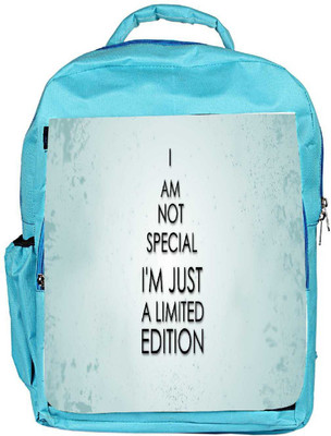 

Snoogg Eco Friendly Canvas I M Not Saying Quote Designer Backpack Rucksack School Travel Unisex Casual Canvas Bag Bookbag Satchel 5 L Backpack(Blue)