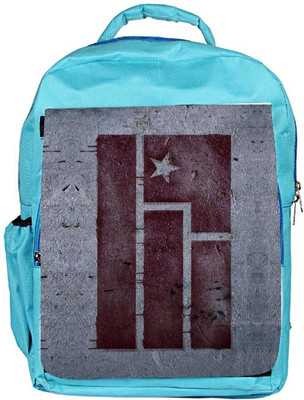 

Snoogg Eco Friendly Canvas Red Flag Backpack Rucksack School Travel Unisex Casual Canvas Bag Bookbag Satchel 5 L Backpack(Blue)