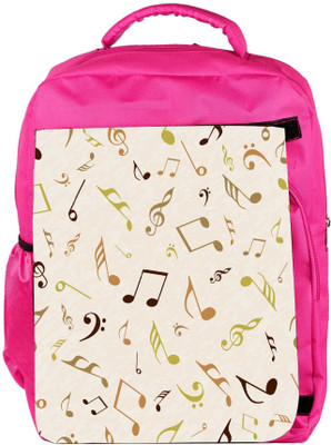 

Snoogg Eco Friendly Canvas Multicolor Strings Designer Backpack Rucksack School Travel Unisex Casual Canvas Bag Bookbag Satchel 5 L Backpack(Pink)
