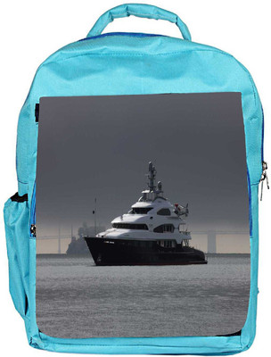 

Snoogg Eco Friendly Canvas White Boat In Water Designer Backpack Rucksack School Travel Unisex Casual Canvas Bag Bookbag Satchel 5 L Backpack(Blue)