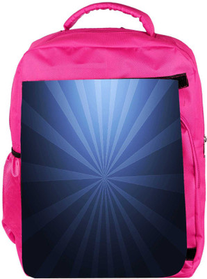 

Snoogg Eco Friendly Canvas Abstract Blue Pattern Designer Backpack Rucksack School Travel Unisex Casual Canvas Bag Bookbag Satchel 5 L Backpack(Pink)