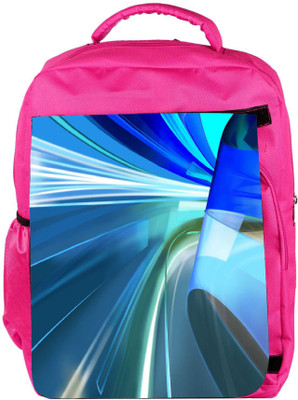 

Snoogg Eco Friendly Canvas Blue Ways Trips Designer Backpack Rucksack School Travel Unisex Casual Canvas Bag Bookbag Satchel 5 L Backpack(Pink)