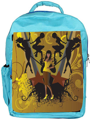 

Snoogg Eco Friendly Canvas Abstract Illustration Backpack Rucksack School Travel Unisex Casual Canvas Bag Bookbag Satchel 5 L Backpack(Blue)