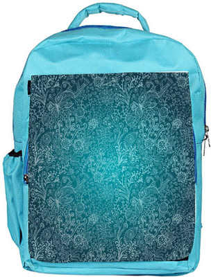 

Snoogg Eco Friendly Canvas Seamless Texture With Flowers Backpack Rucksack School Travel Unisex Casual Canvas Bag Bookbag Satchel 5 L Backpack(Blue)
