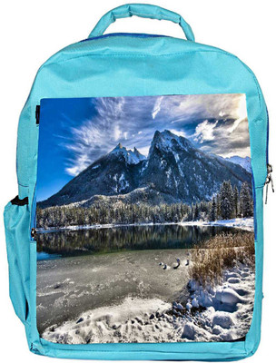 

Snoogg Eco Friendly Canvas White Stones Designer Backpack Rucksack School Travel Unisex Casual Canvas Bag Bookbag Satchel 5 L Backpack(Blue)