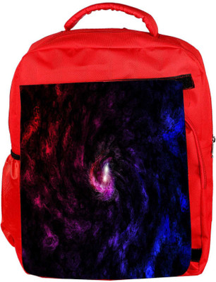 

Snoogg Eco Friendly Canvas Deep Abstract Widescreen Designer Backpack Rucksack School Travel Unisex Casual Canvas Bag Bookbag Satchel 5 L Backpack(Red)