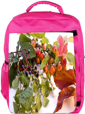 

Snoogg Eco Friendly Canvas Autumn Backpack Rucksack School Travel Unisex Casual Canvas Bag Bookbag Satchel 5 L Backpack(Pink)