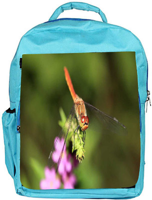 

Snoogg Eco Friendly Canvas Dragonfly On A Branch Designer Backpack Rucksack School Travel Unisex Casual Canvas Bag Bookbag Satchel 5 L Backpack(Blue)