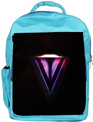 Snoogg Eco Friendly Canvas Zoyd Single Backpack Rucksack School Travel Unisex Casual Canvas Bag Bookbag Satchel 5 L Backpack(Blue)