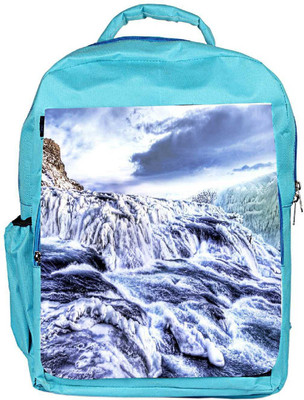 

Snoogg Eco Friendly Canvas Sea View Designer Backpack Rucksack School Travel Unisex Casual Canvas Bag Bookbag Satchel 5 L Backpack(Blue)