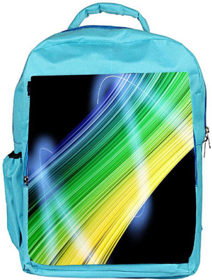 

Snoogg Eco Friendly Canvas Abstract Multicolor Design Designer Backpack Rucksack School Travel Unisex Casual Canvas Bag Bookbag Satchel 5 L Backpack(Blue)