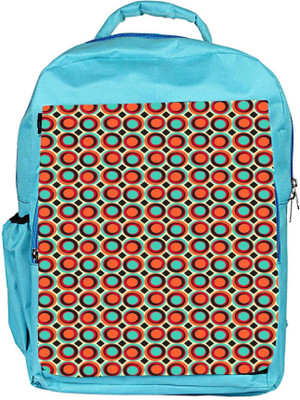 

Snoogg Eco Friendly Canvas Psy Circle Backpack Rucksack School Travel Unisex Casual Canvas Bag Bookbag Satchel 5 L Backpack(Blue)