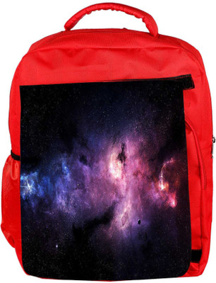 

Snoogg Eco Friendly Canvas Inner Space Designer Backpack Rucksack School Travel Unisex Casual Canvas Bag Bookbag Satchel 5 L Backpack(Red)
