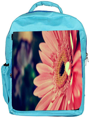 

Snoogg Eco Friendly Canvas Pink Gerbera Flower Designer Backpack Rucksack School Travel Unisex Casual Canvas Bag Bookbag Satchel 5 L Backpack(Blue)