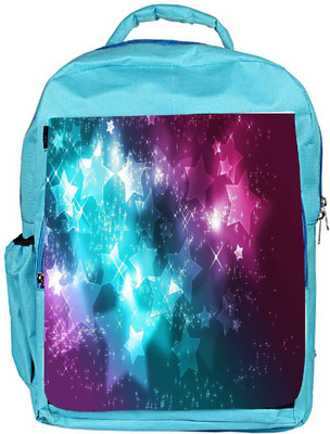 

Snoogg Eco Friendly Canvas Shiney Stars Designer Backpack Rucksack School Travel Unisex Casual Canvas Bag Bookbag Satchel 5 L Backpack(Blue)