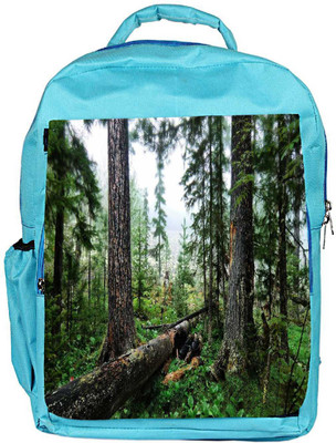 

Snoogg Eco Friendly Canvas Abstract Broken Tree Designer Backpack Rucksack School Travel Unisex Casual Canvas Bag Bookbag Satchel 5 L Backpack(Blue)