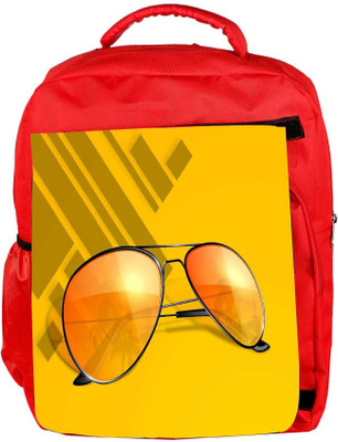

Snoogg Eco Friendly Canvas Abstract Summer Background Backpack Rucksack School Travel Unisex Casual Canvas Bag Bookbag Satchel 5 L Backpack(Red)