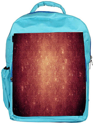 

Snoogg Eco Friendly Canvas Abstract Circles Patterns Designer Backpack Rucksack School Travel Unisex Casual Canvas Bag Bookbag Satchel 5 L Backpack(Blue)