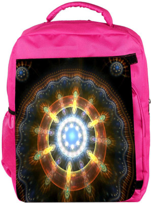 

Snoogg Eco Friendly Canvas Trippy Designer Backpack Rucksack School Travel Unisex Casual Canvas Bag Bookbag Satchel 5 L Backpack(Pink)